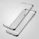 Protector goma transparente con borde metalizado iPhone 6