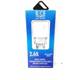 argador Inteligente Standard ROCA 2.4A + Cable Lightning